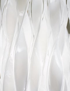 Axolight Avir Medium Ceiling Lamp in Chrome and White by Manuel & Vanessa Vivian