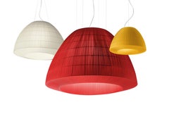 Axolight Bell Extra Large Pendant Lamp in Yellow by Manuel & Vanessa Vivian