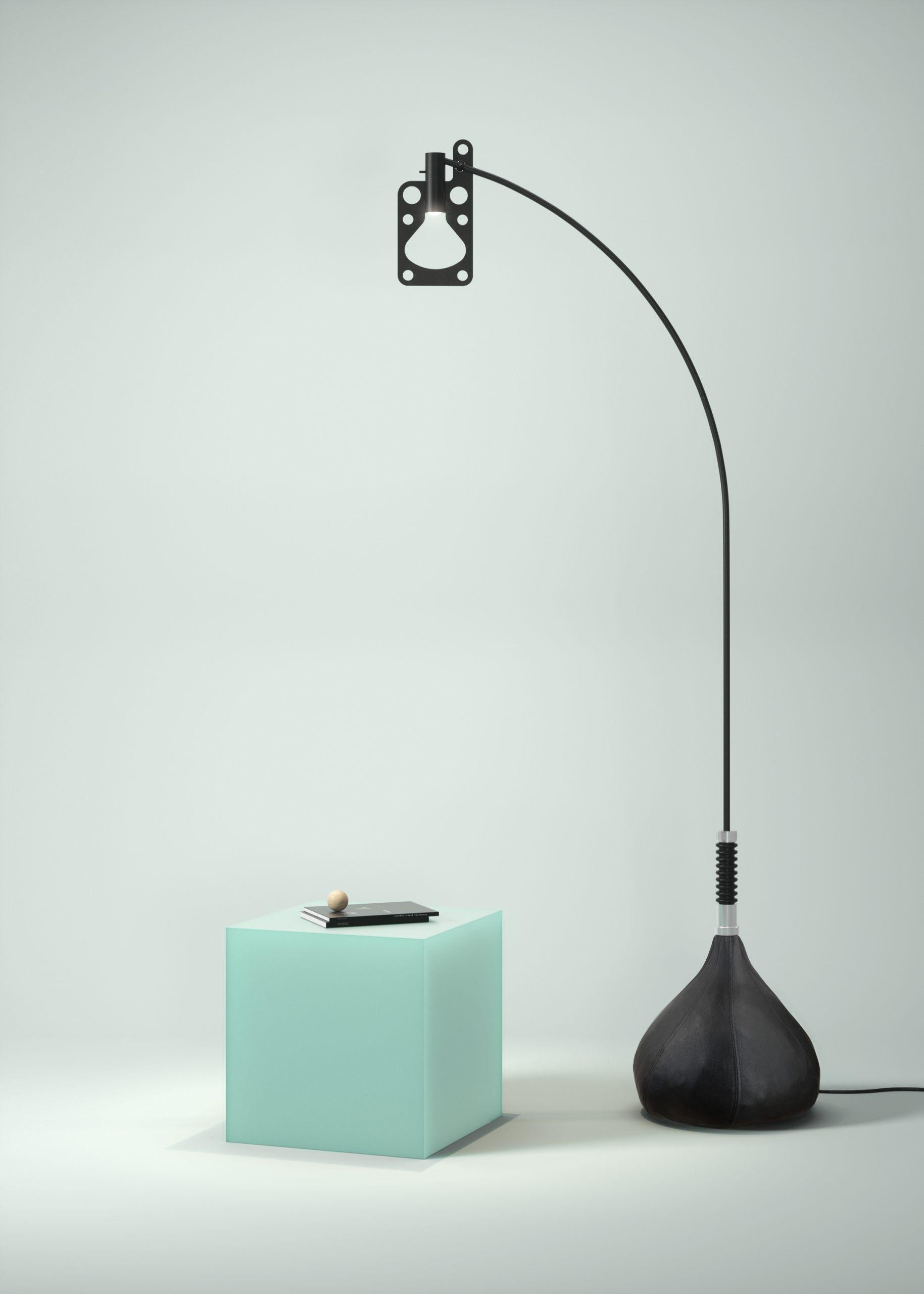 Axolight Bul-Bo Extra Large Floor Lamp in Black Metal and Fabric by Fabrizio Pellegrino and Lodovico Gabetti

In 2019, the architects Fabrizio Pellegrino and Lodovico Gabetti, together with Giuseppe Scaturro and Magdalena Kirova, respectively CEO
