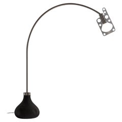 Mini lampe à poser Axolight Bul-Bo en métal et tissu noir
