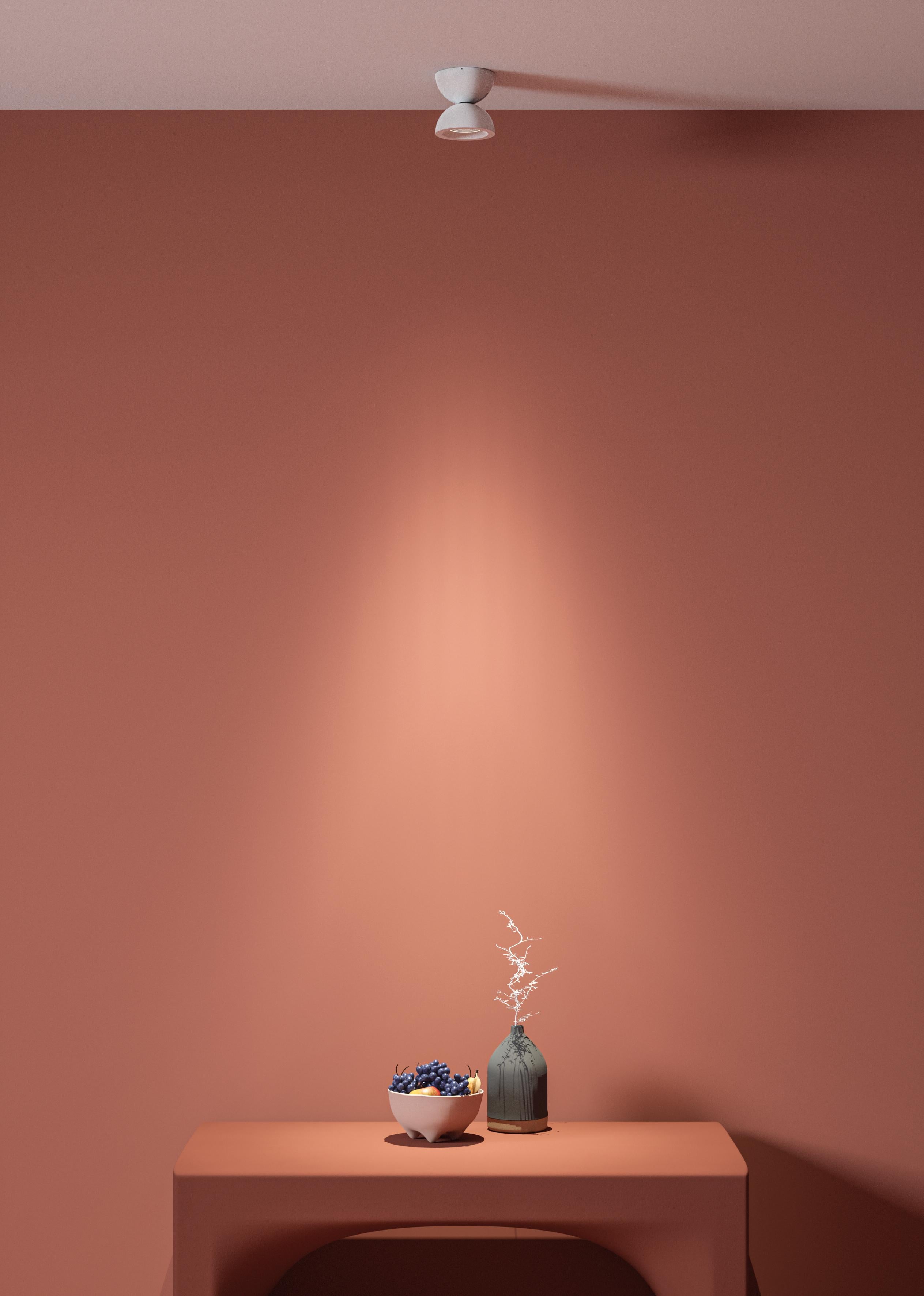 XXI secolo e contemporaneo Axolight DoDot Lampada da parete/soffitto in alluminio blu di Simone Micheli in vendita