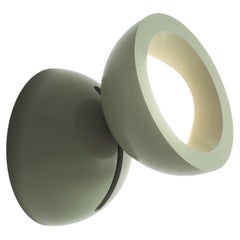 Axolight DoDot Wall/ Ceiling Light in Concrete Green Aluminum by Simone Micheli