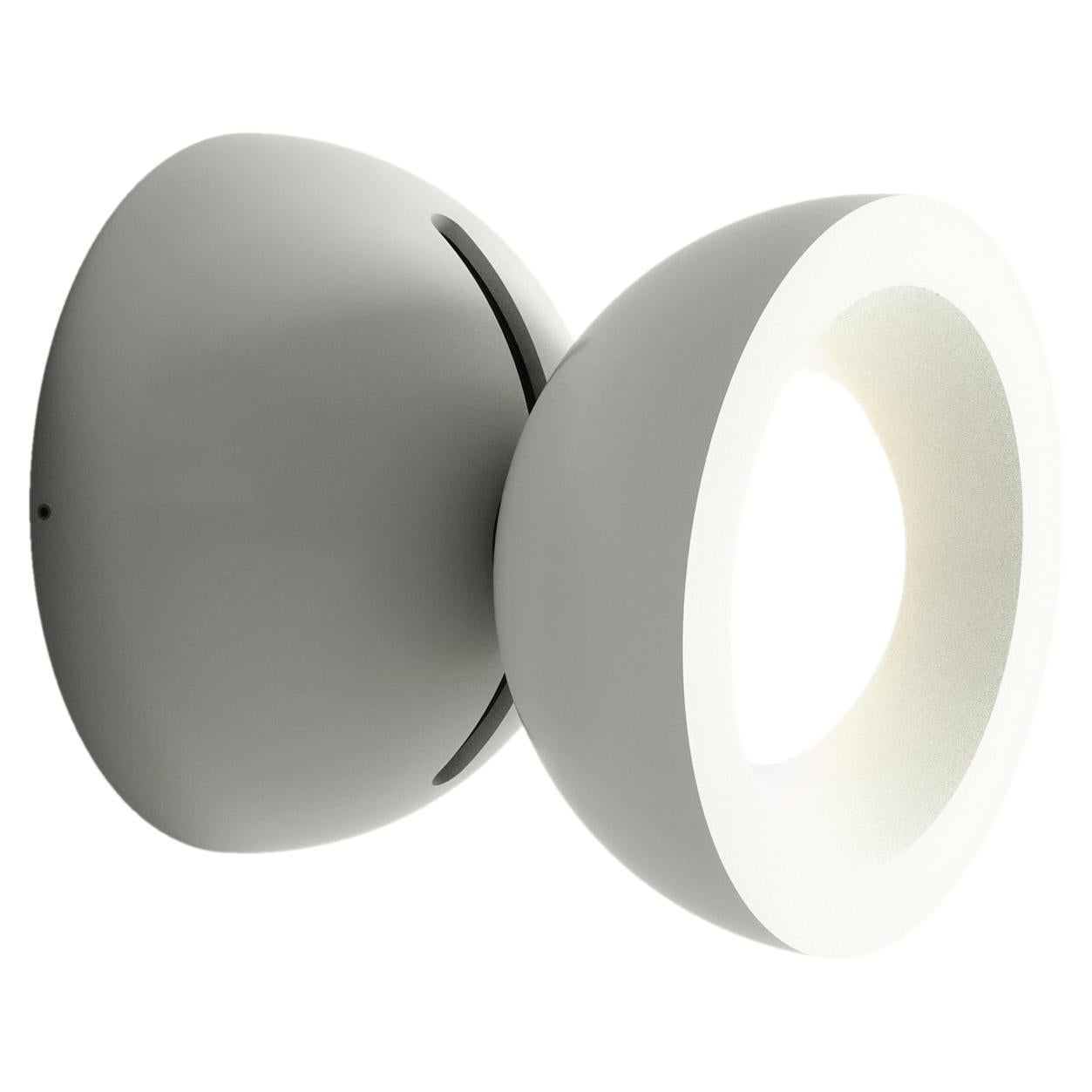 Axolight DoDot Wall/ Ceiling Light in White Aluminum by Simone Micheli