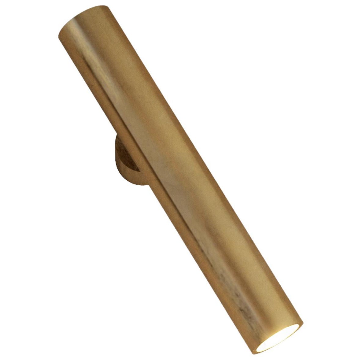 Axolight Ego P Small Flush Mount Ceiling Lamp in Natural Brass by Axolight Lab For Sale