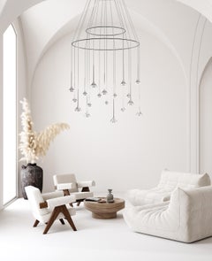 Axolight Fairy Large Suspension Pendant Lamp in Crystal