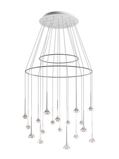 Axolight Fairy Large Suspension Pendant Lamp in Crystal