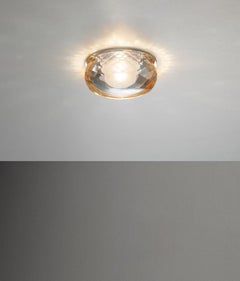 Axolight Fairy Recessed Ceiling Lamp in Amber by Manuel & Vanessa Vivian