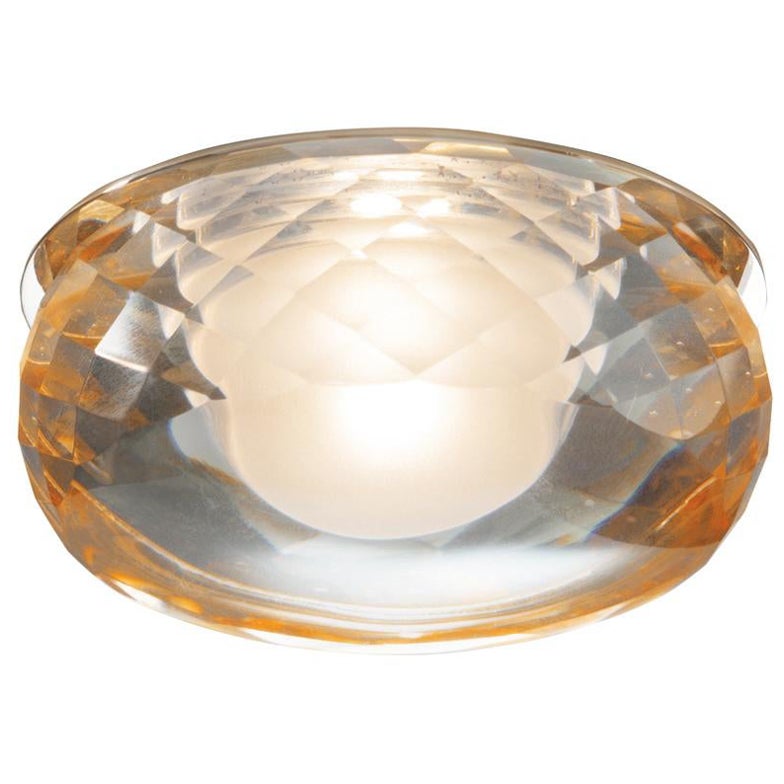 Axolight Fairy Recessed Ceiling Lamp in Amber by Manuel & Vanessa Vivian