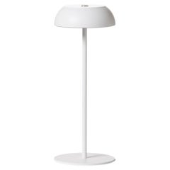 Axolight Float Table Lamp in White Aluminum and Steel by Mario Alessiani