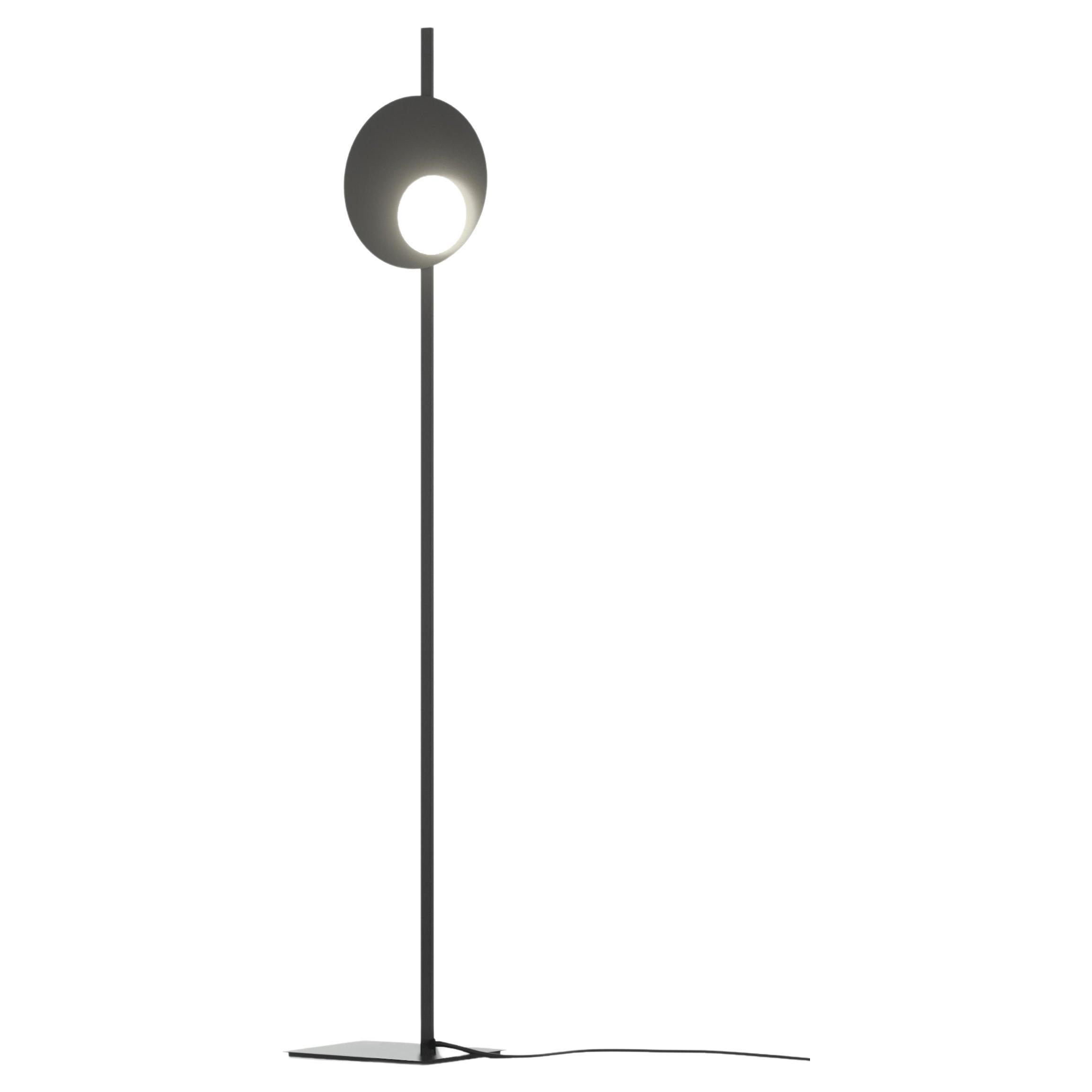 Axolight Kwic 36 Medium Floor Lamp in Intense Black by Robert Cornelisse For Sale