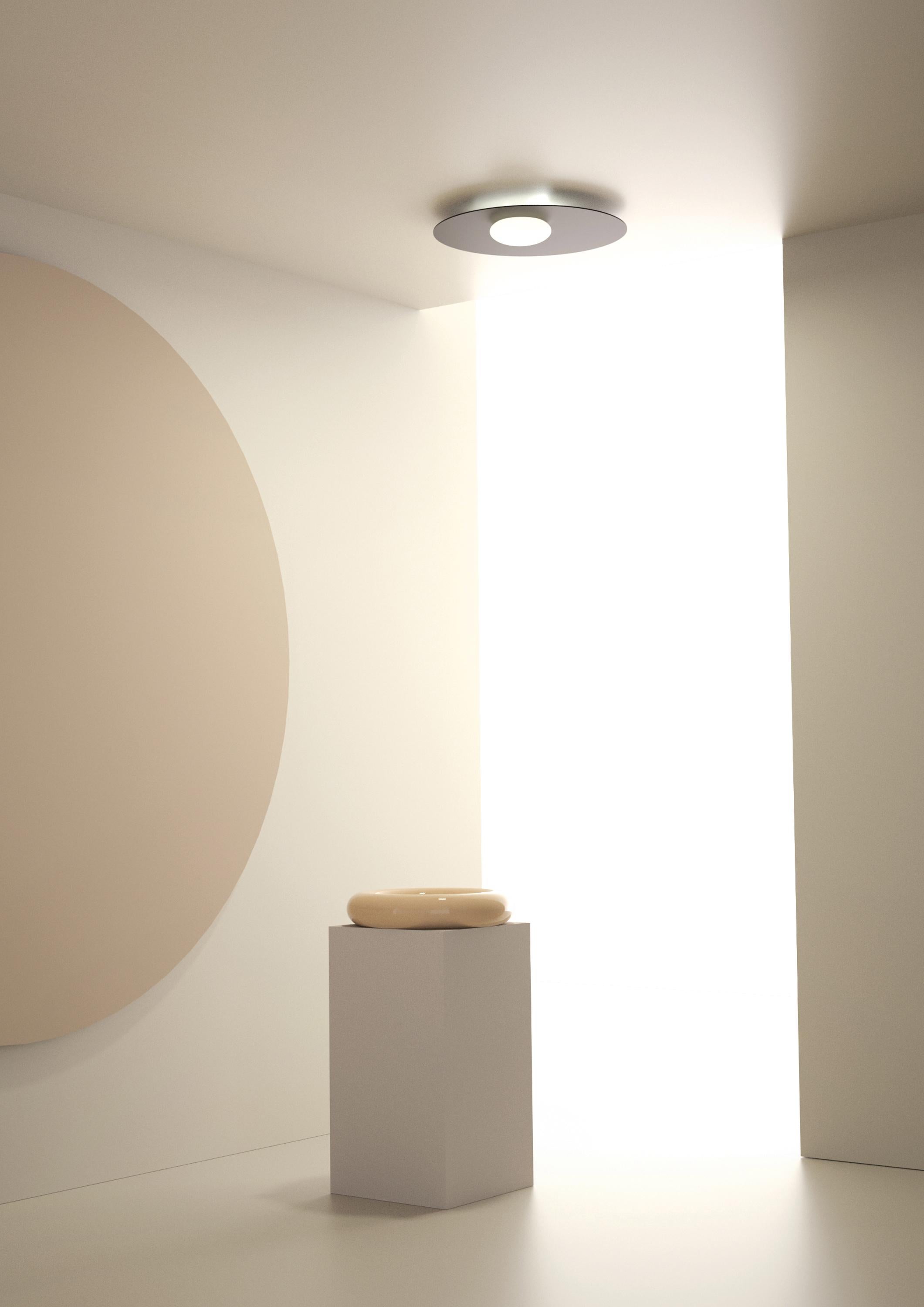 XXI secolo e contemporaneo Axolight Kwic 36, lampada a sospensione piccola in nero di Serge & Robert Cornelissen in vendita