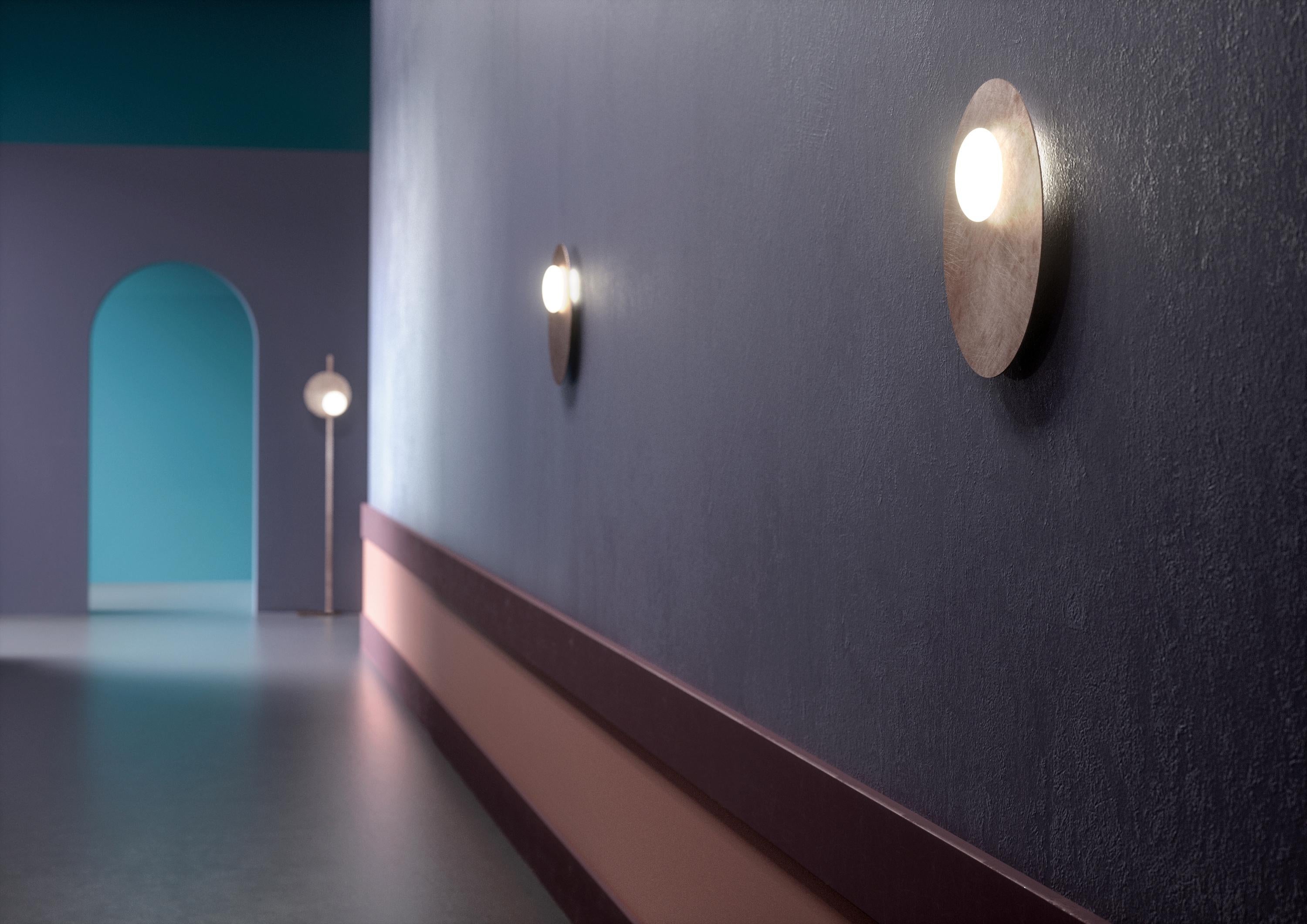 Alluminio Axolight Kwic 36, lampada a sospensione piccola in nero di Serge & Robert Cornelissen in vendita