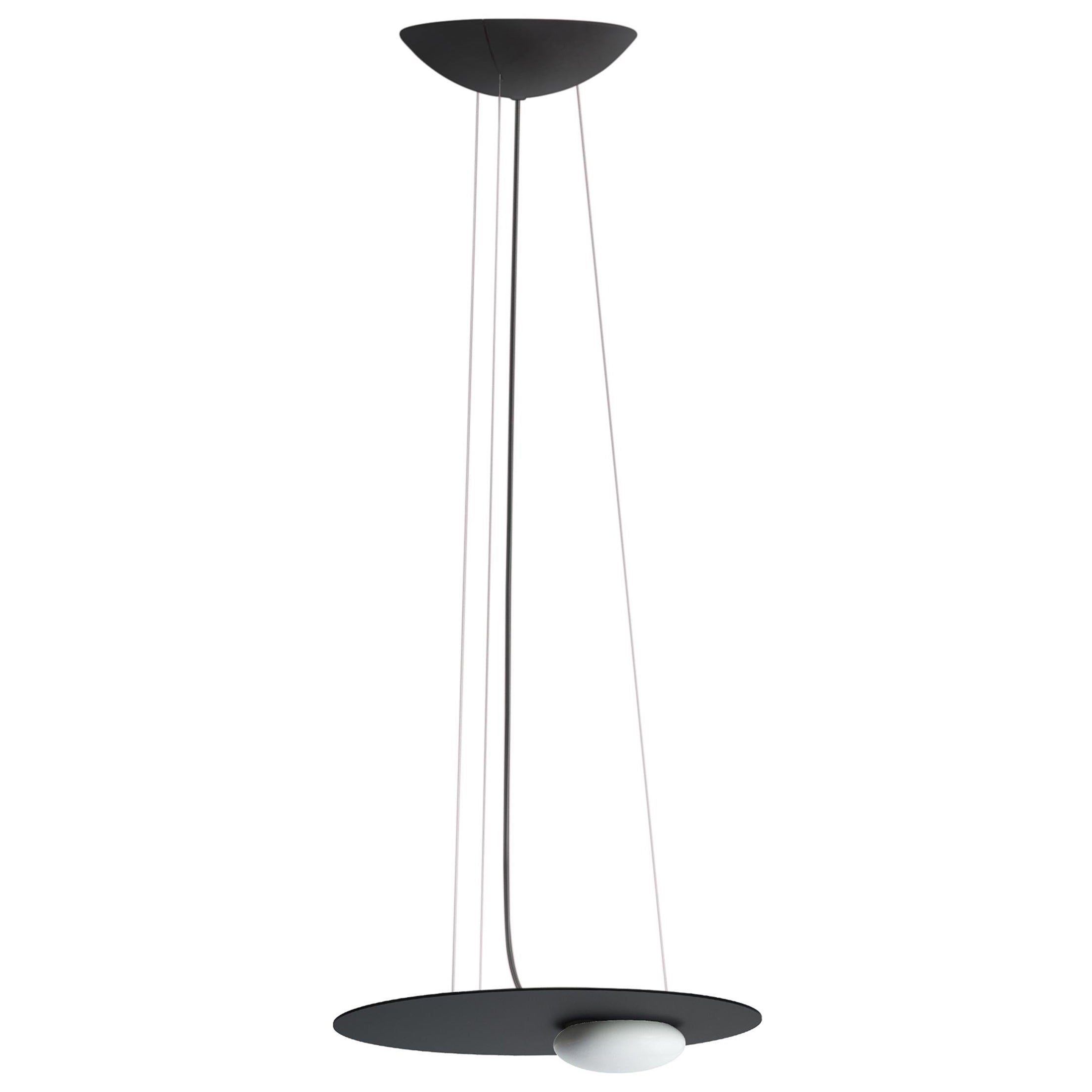 Axolight Kwic 36 Lámpara Colgante Pequeña en Negro de Serge & Robert Cornelissen en venta