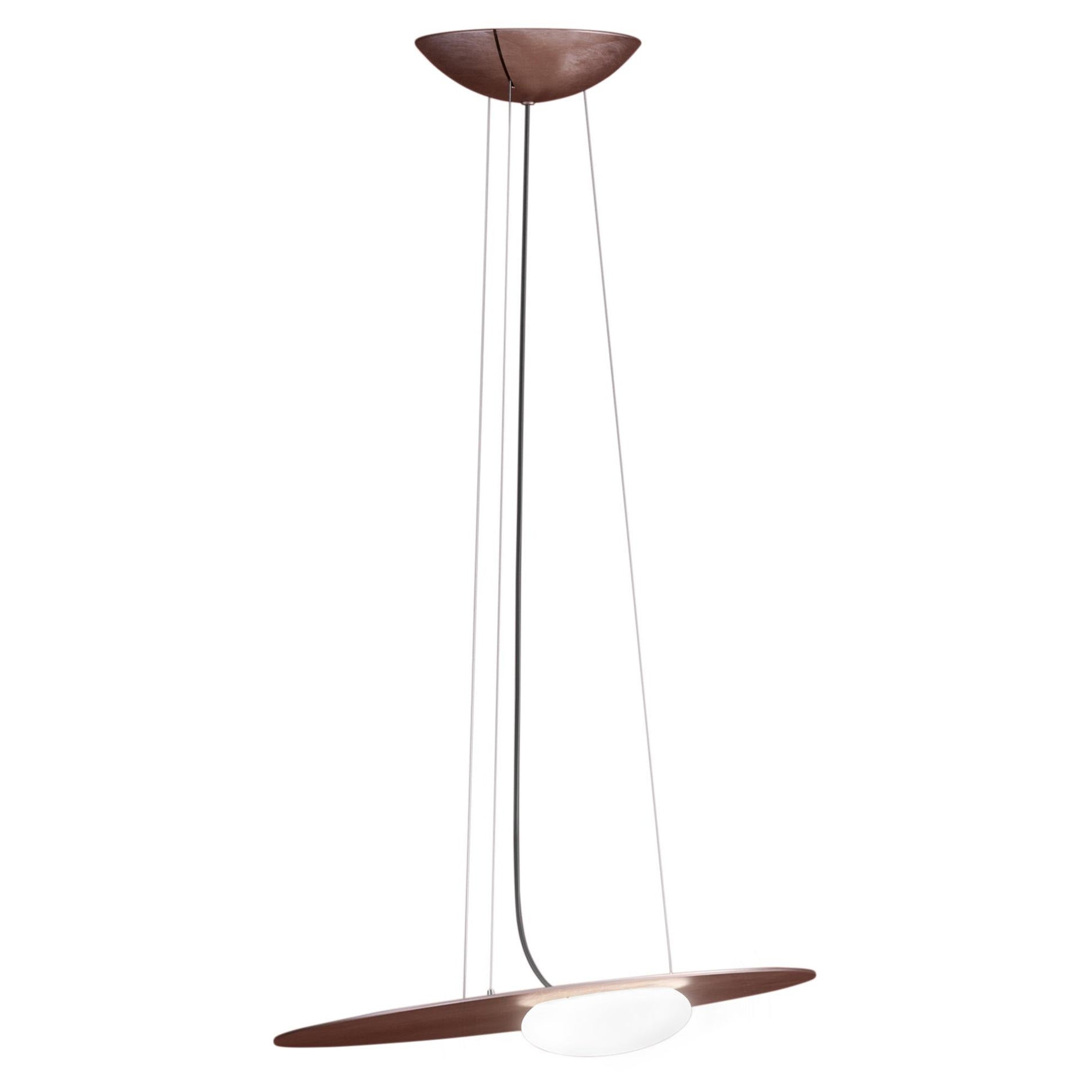 Axolight Kwic 48 Medium Pendant Lamp in Transparent Bronze by Serge & Robert Cornelissen

Kwic is a lively expression of graphic geometry, dynamism and refinement. Its asymmetrical lines are like elusive droplets that play with highly intense,