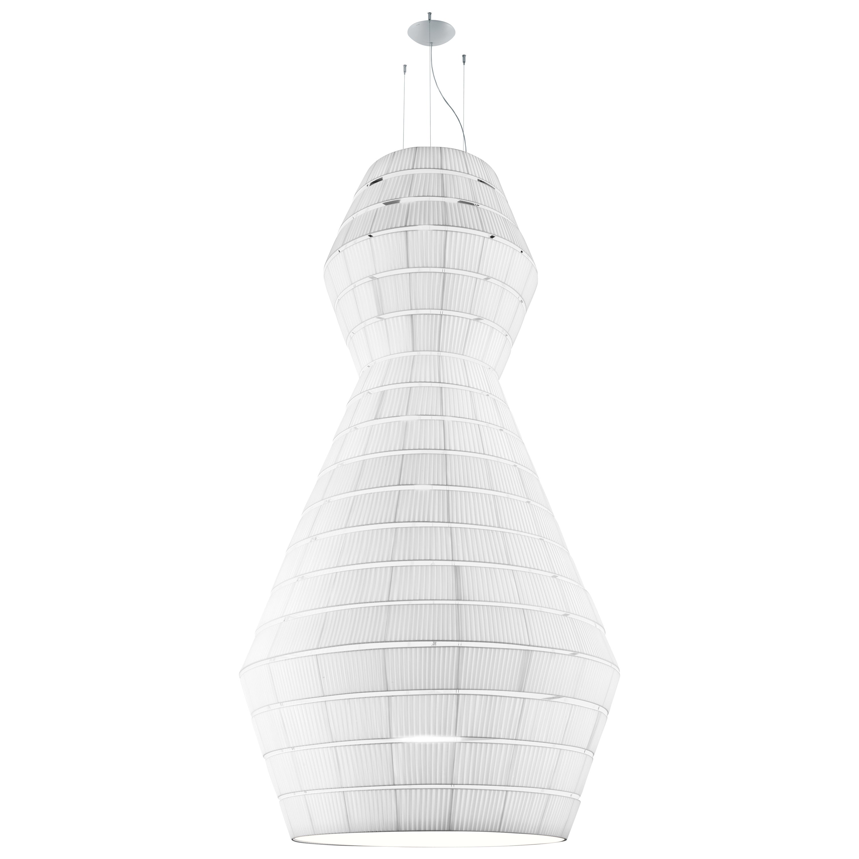 Axolight Layers Typ B Pendelleuchte aus weißem Stahl von Vanessa Vivian