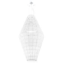 Axolight Layers Type C Pendant Lamp in White Steel by Vanessa Vivian