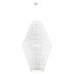 Axolight Layers Type D Pendant Lamp in White Steel by Vanessa Vivian