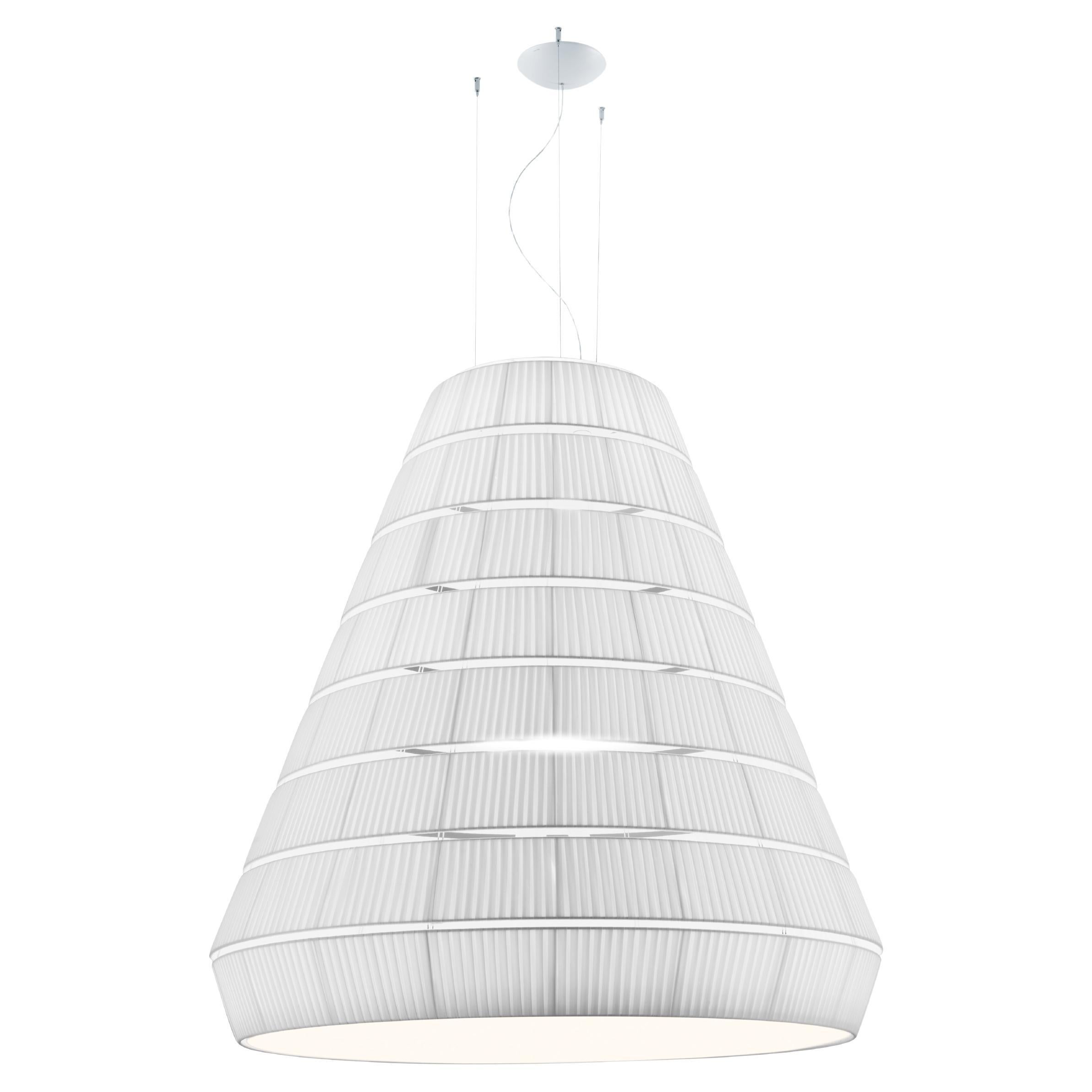 Axolight Layers Typ E Pendelleuchte aus weißem Stahl von Vanessa Vivian