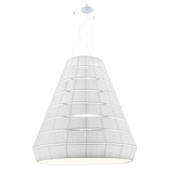 Axolight Layers Type E Pendant Lamp in White Steel by Vanessa Vivian