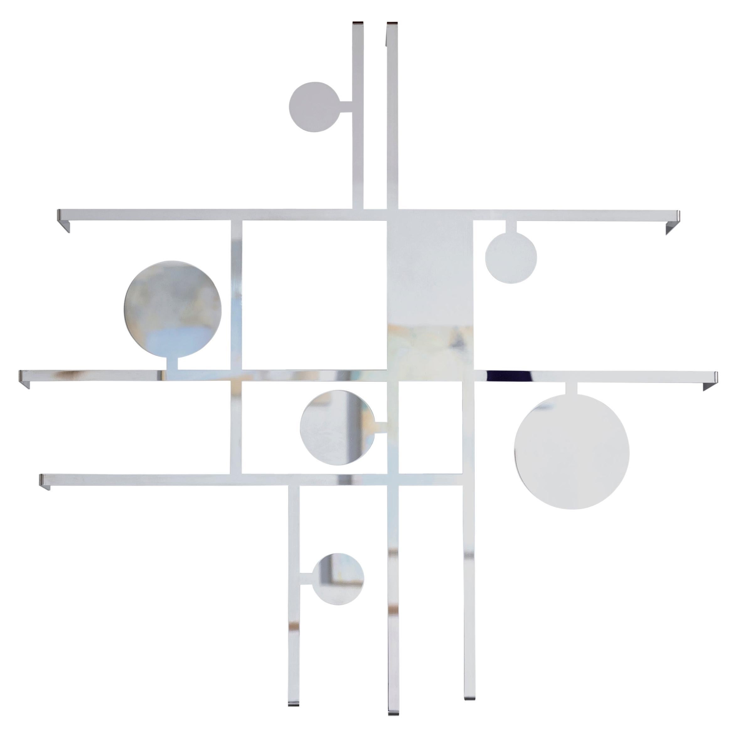 Axolight Manifesto Small Ceiling Light in Mirrored Steel Metal by Timo Ripatti For Sale