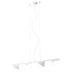 Axolight Orchid 4 Light Pendant Lamp with Aluminum Body in White byRainer Mutsch