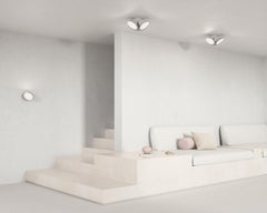 Axolight Orchid Ceiling Lamp with Aluminum Body in Sand by Rainer Mutsch