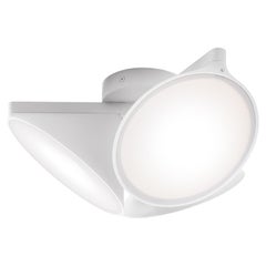 Axolight Orchid Ceiling Lamp with Aluminum Body in White by Rainer Mutsch