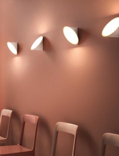 Axolight Orchid Wall/Ceiling Lamp with Aluminum Body in Sand by Rainer Mutsch