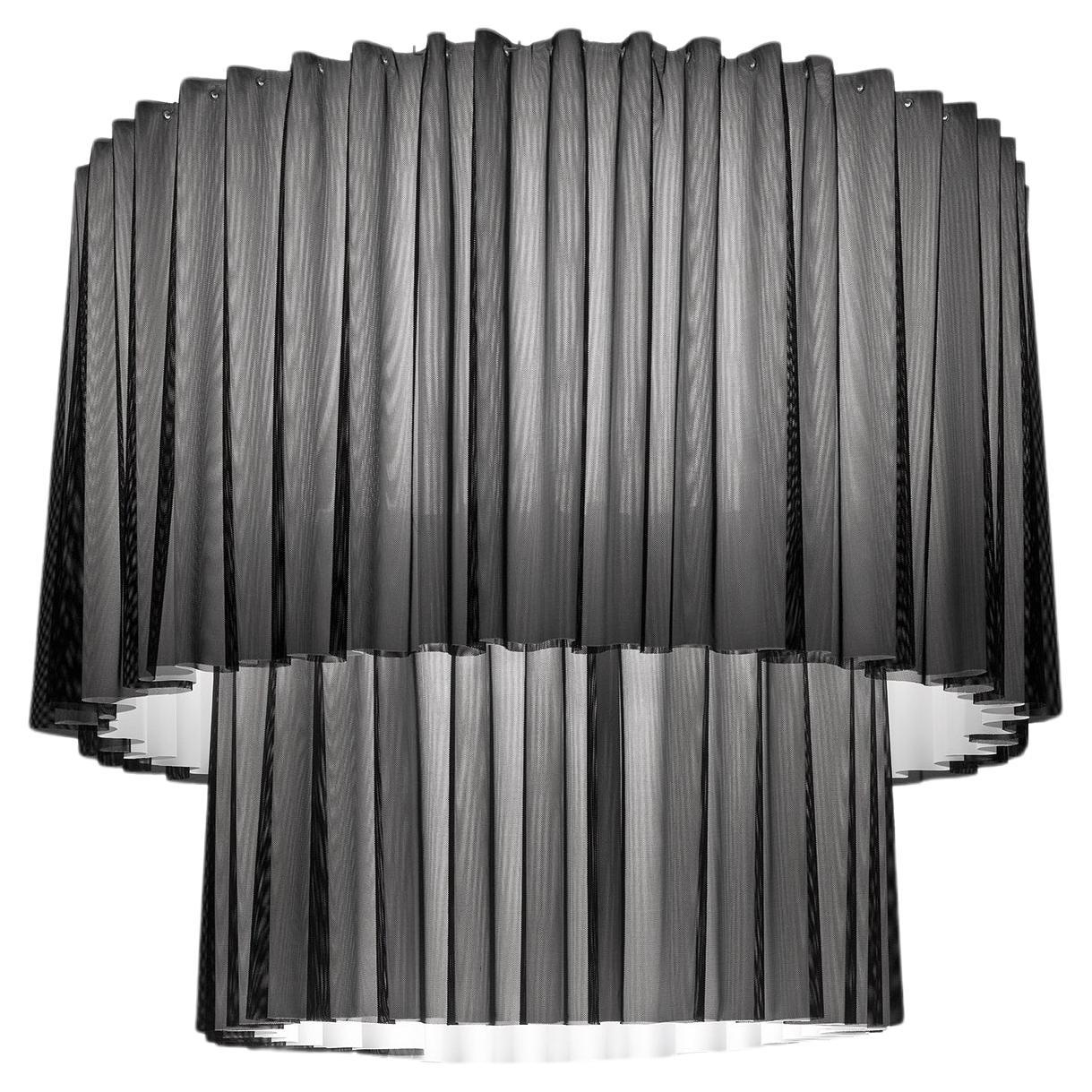 Axolight Skirt XL 100 Ceiling Light in Grey by Manuel & Vanessa Vivian For Sale