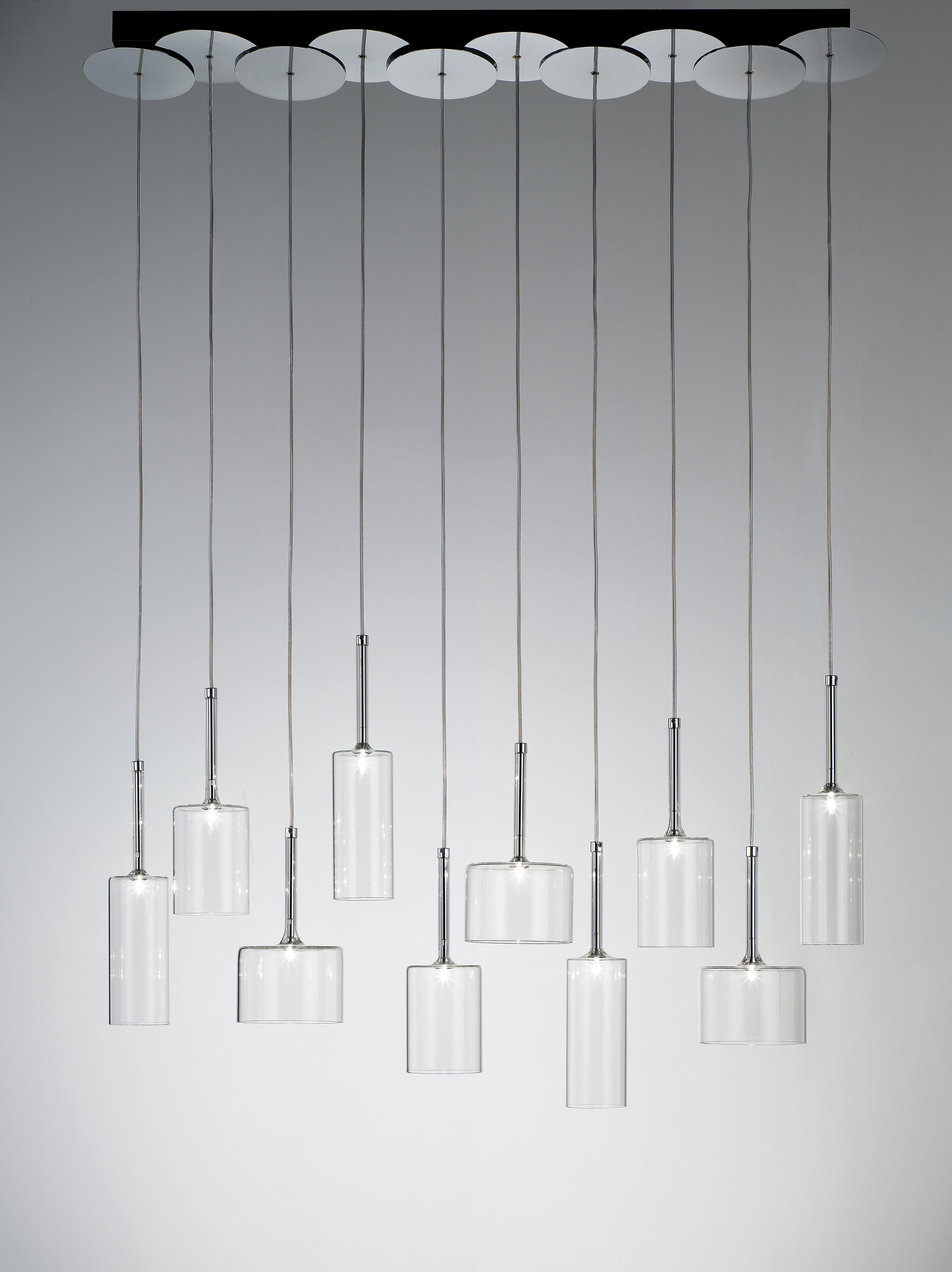 Axolight Spillray, lampada a sospensione a 10 luci in bronzo di Manuel & Vanessa Vivian In condizioni Nuovo in vendita a Brooklyn, NY