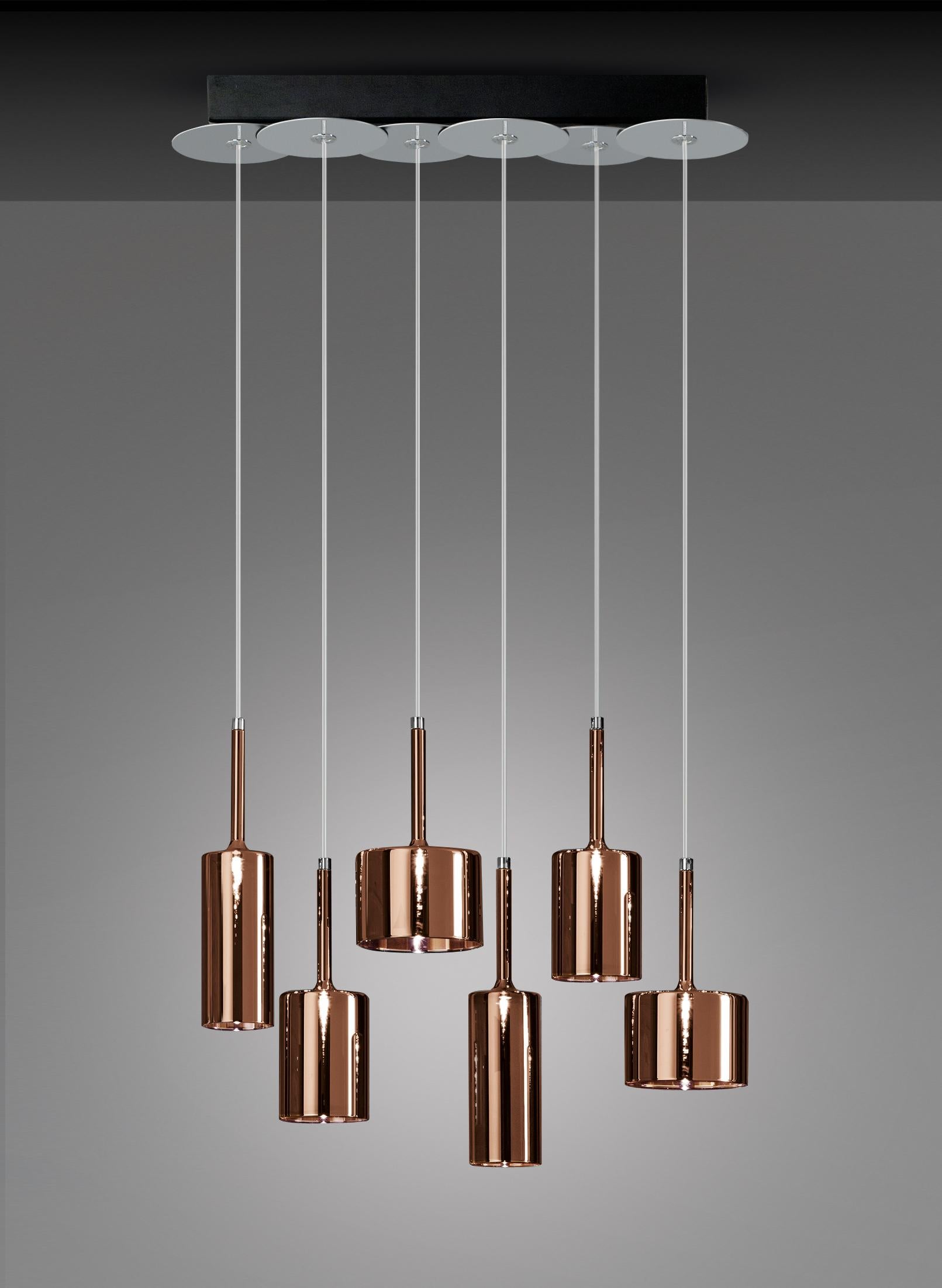 Axolight Spillray 6 Light - Lampada a sospensione in cristallo di Manuel & Vanessa Vivian In condizioni Nuovo in vendita a Brooklyn, NY