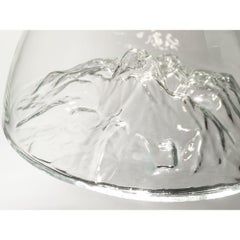 Axolight Suspension Mountain View in Grey Cromo Glass Diffuser by Dima Loginoff