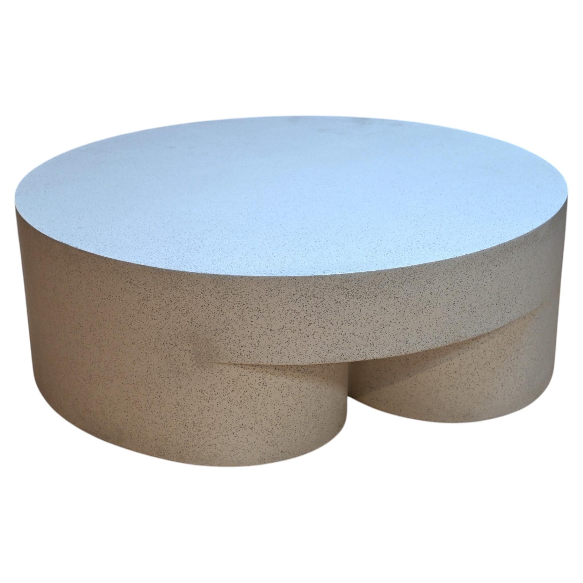Ay! Brow Low Table in Resin, Stone Aggregate & Fiberglass by Zachary A. Design