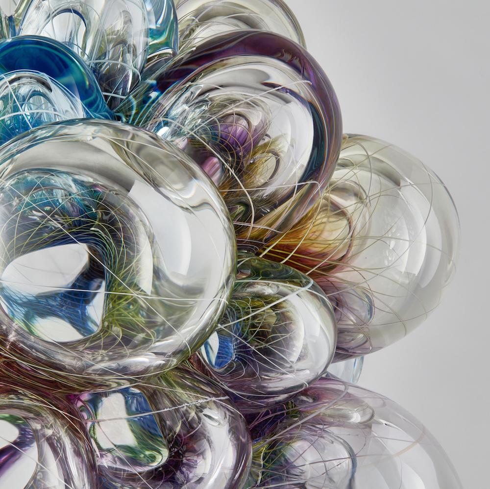 Bloom IX by Aya Oki, 2024, Contemporary Blown Glass Sculpture For Sale 3