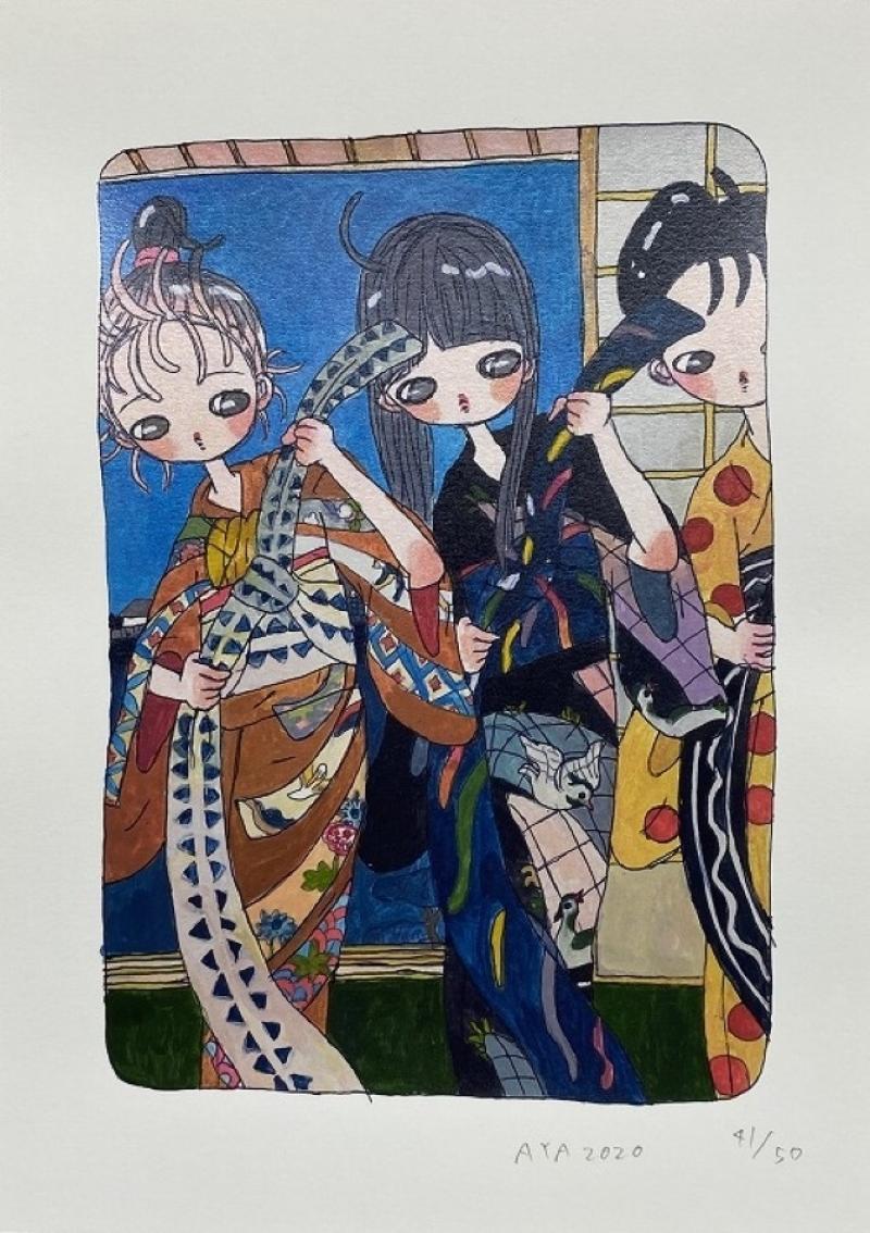What is Aya Takano famous for?