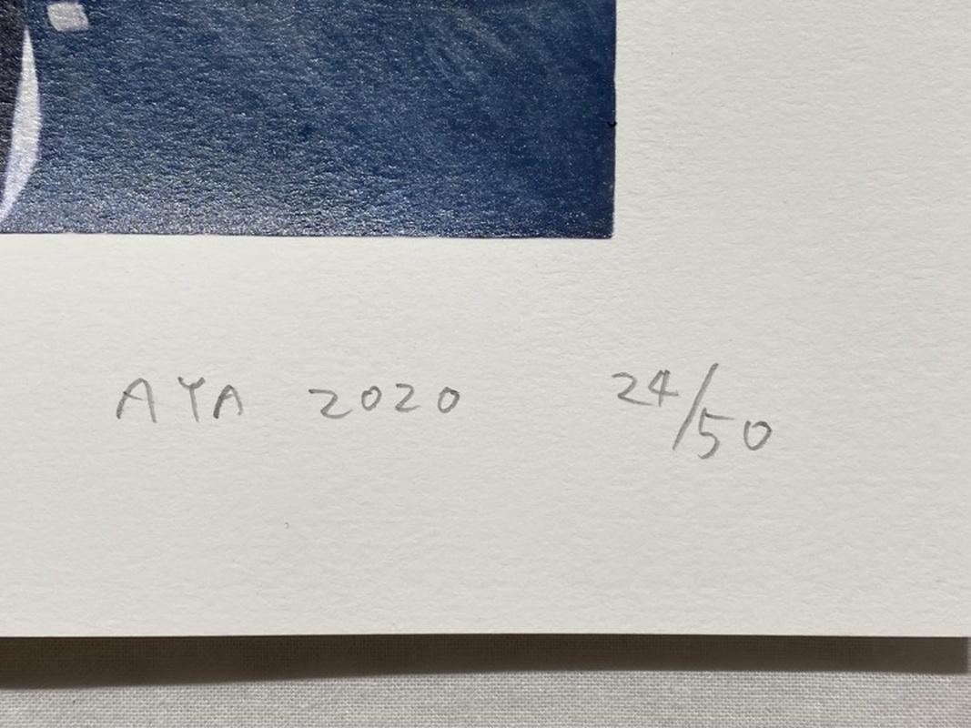Moment, 2020 Limited Edition of 50 by Aya Takano. Screenprint, signed. For Sale 3