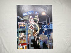 Noshi & Meg on Earth Year 2036 (2005) Offset print by Aya Takano signed