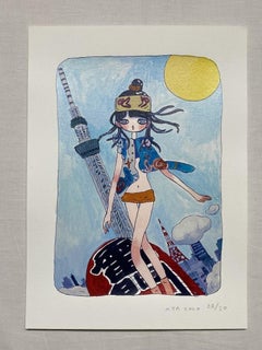 Sta arrivando, cavalcando... (2020). Edizione limitata di 50 esemplari di Aya Takano, firmati