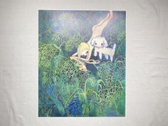 Le praterie turche, stampa offset in edizione limitata di Aya Takano firmata