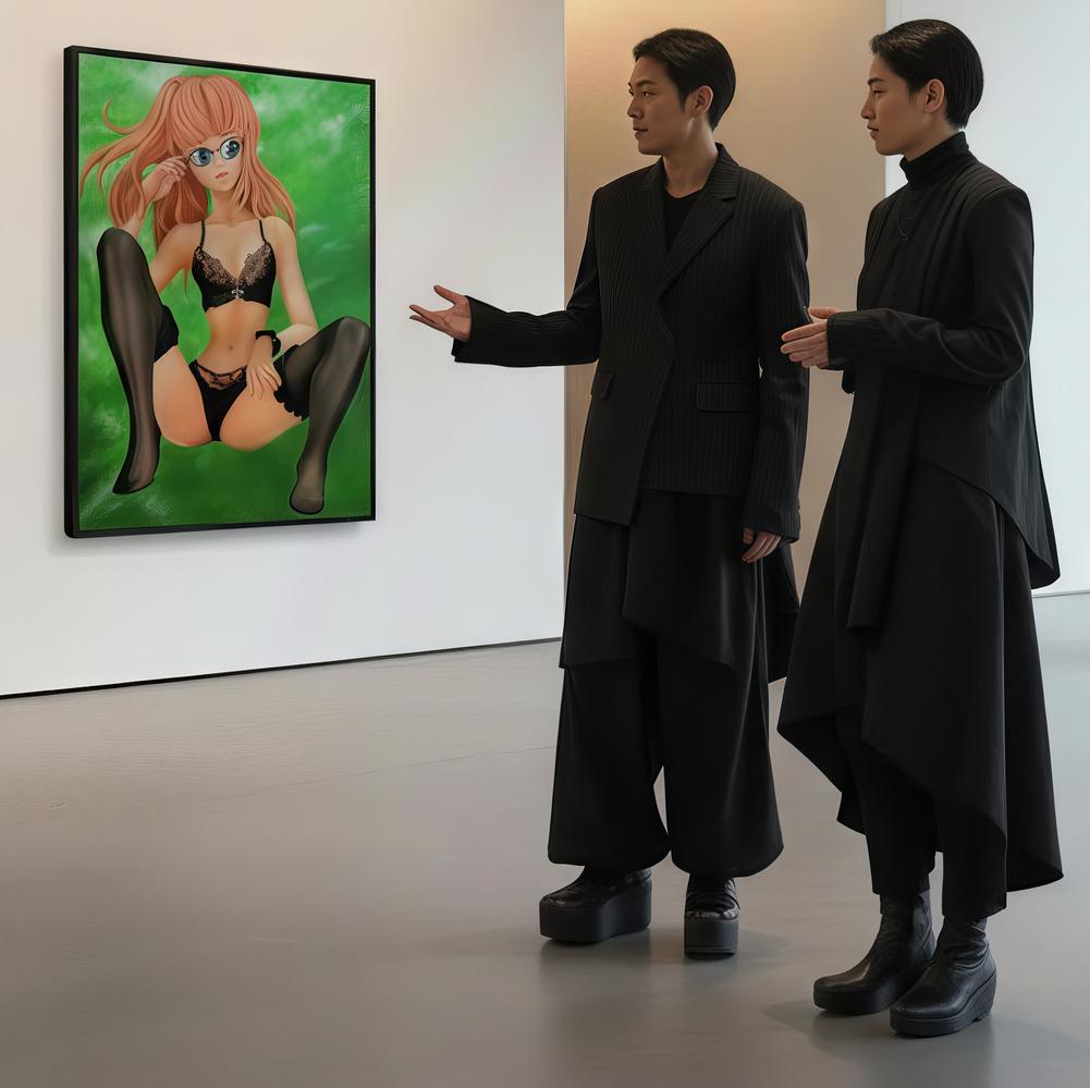 Arika1 : Enchanting Green Whispers and Kawaii Temptation