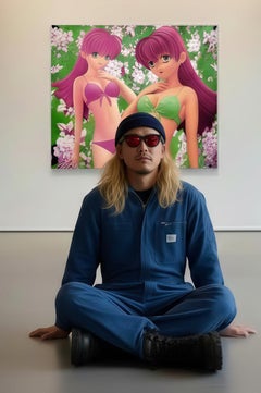 Sonico y Melona : Tentaciones florecientes en un ambiente verde kawaii