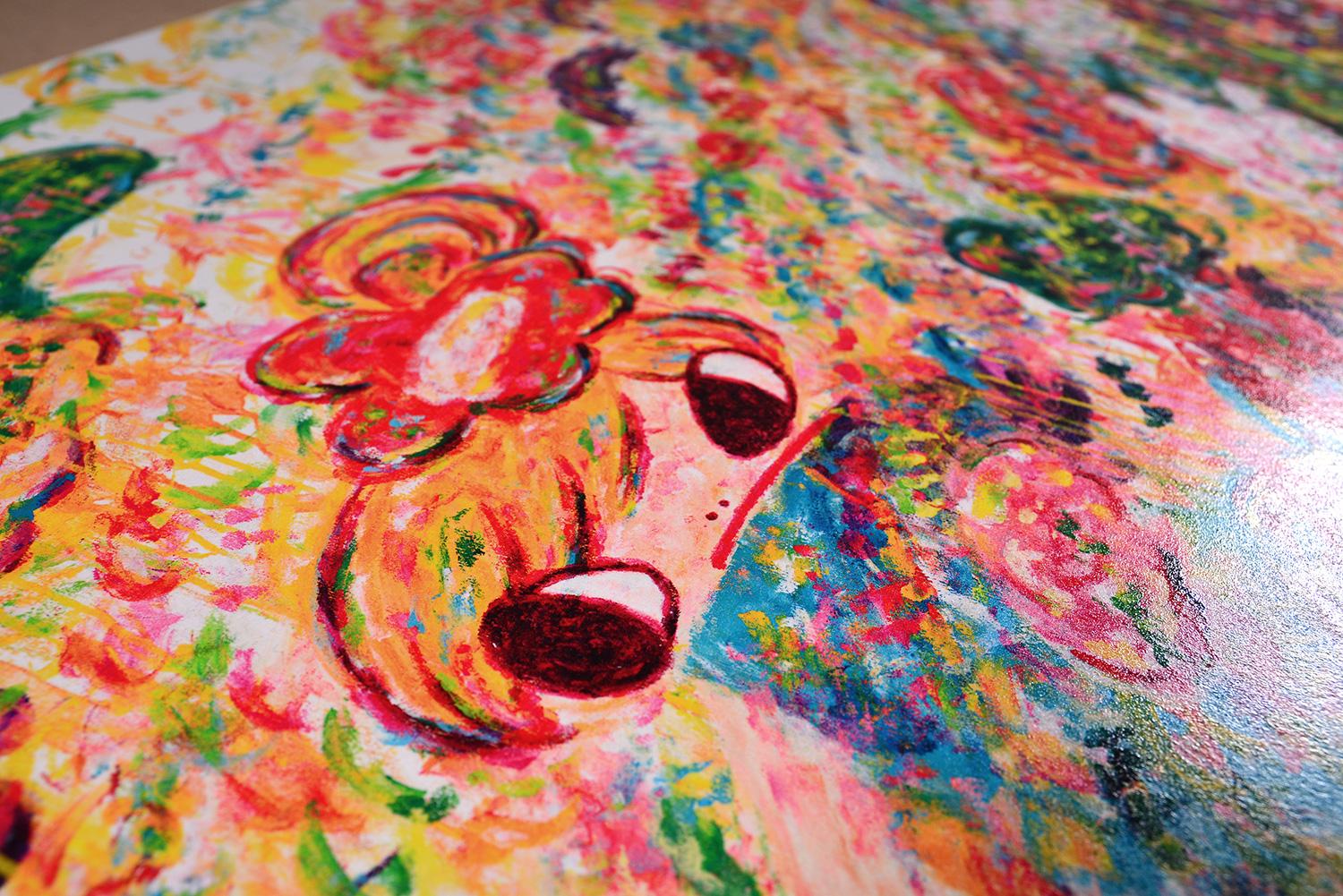 AYAKU ROKKAKU - Untitled. Limited edition. Japanese Contemporary Modern – Print von Ayako Rokkaku