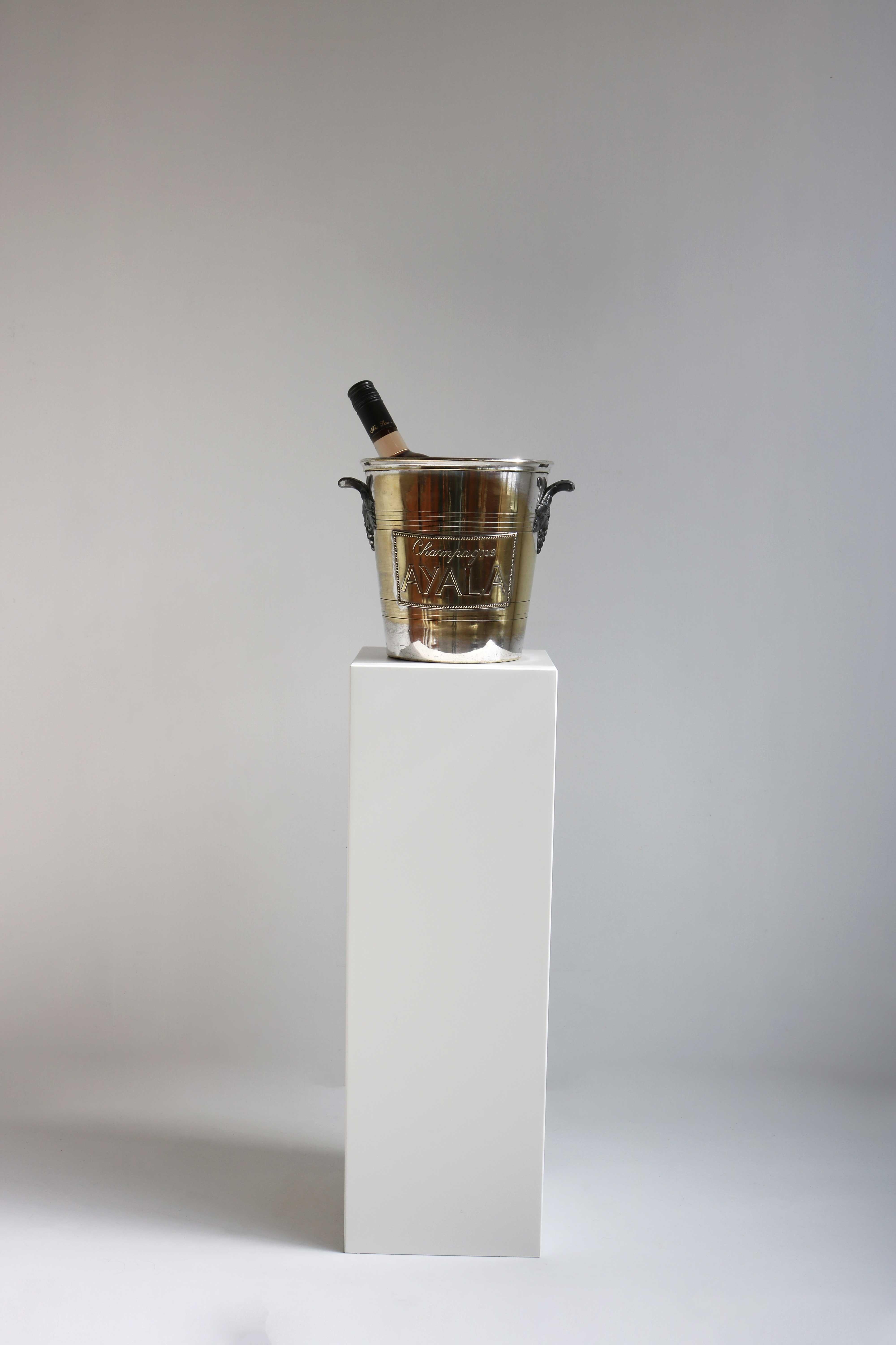Ayala / Argit Champagne Cooler, Ice Bucket, Wine Cooler, France, Art Deco 1930s 4