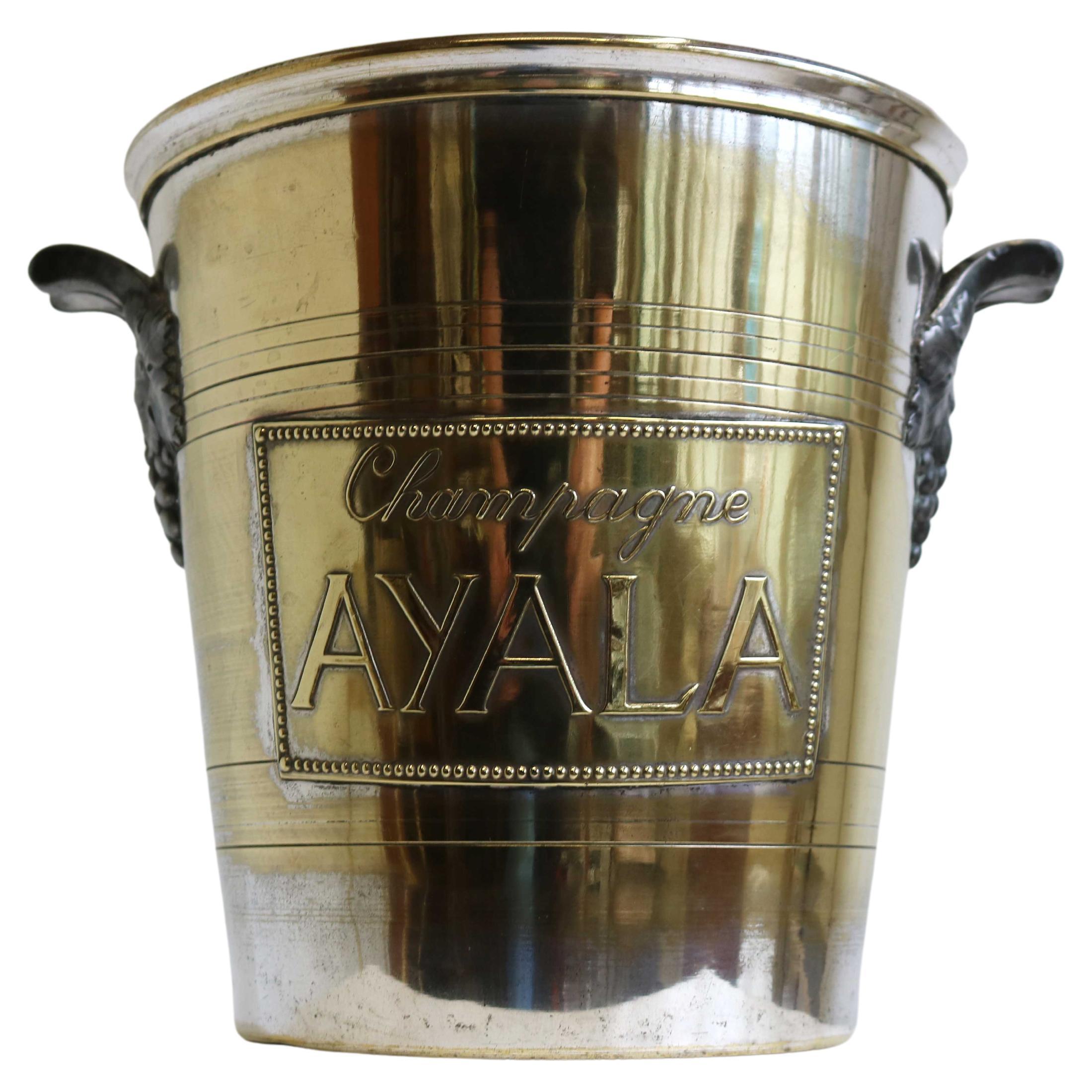 Ayala / Argit Champagne Cooler, Ice Bucket, Wine Cooler, France, Art Deco 1930s
