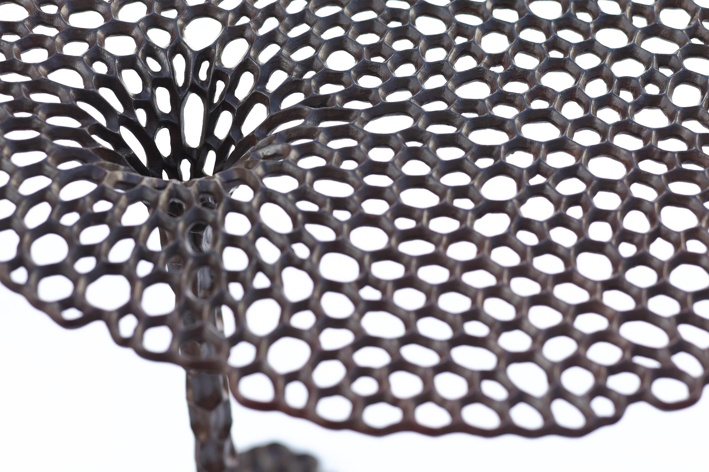 Ayala Serfaty, Ash, Patinated Bronze Side Table, Israel, 2024 For Sale 2