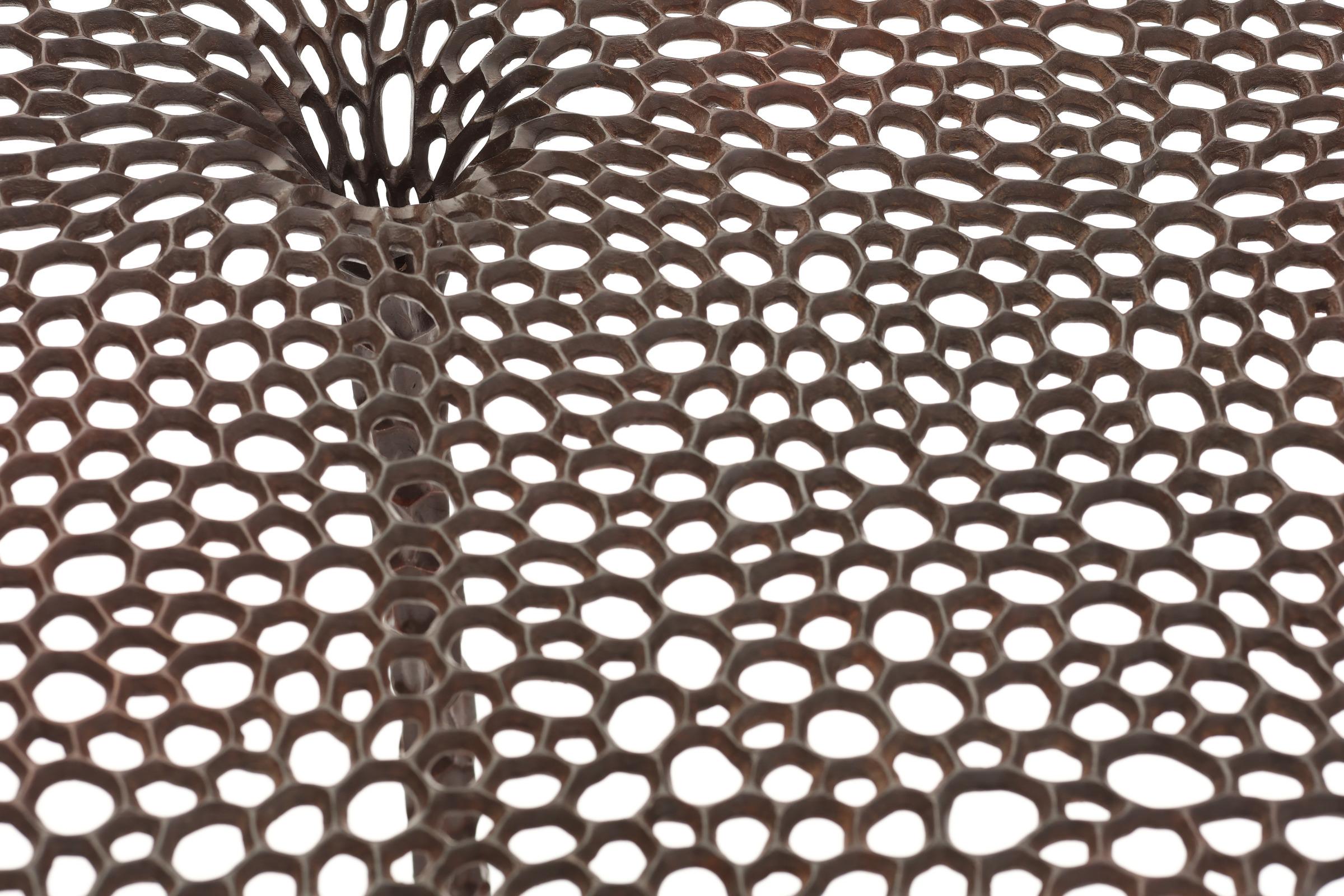Ayala Serfaty, Ash, Patinated Bronze Side Table, Israel, 2024 For Sale 3