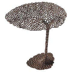 Ayala Serfaty, Esche, Beistelltisch aus patinierter Bronze, Israel, 2024