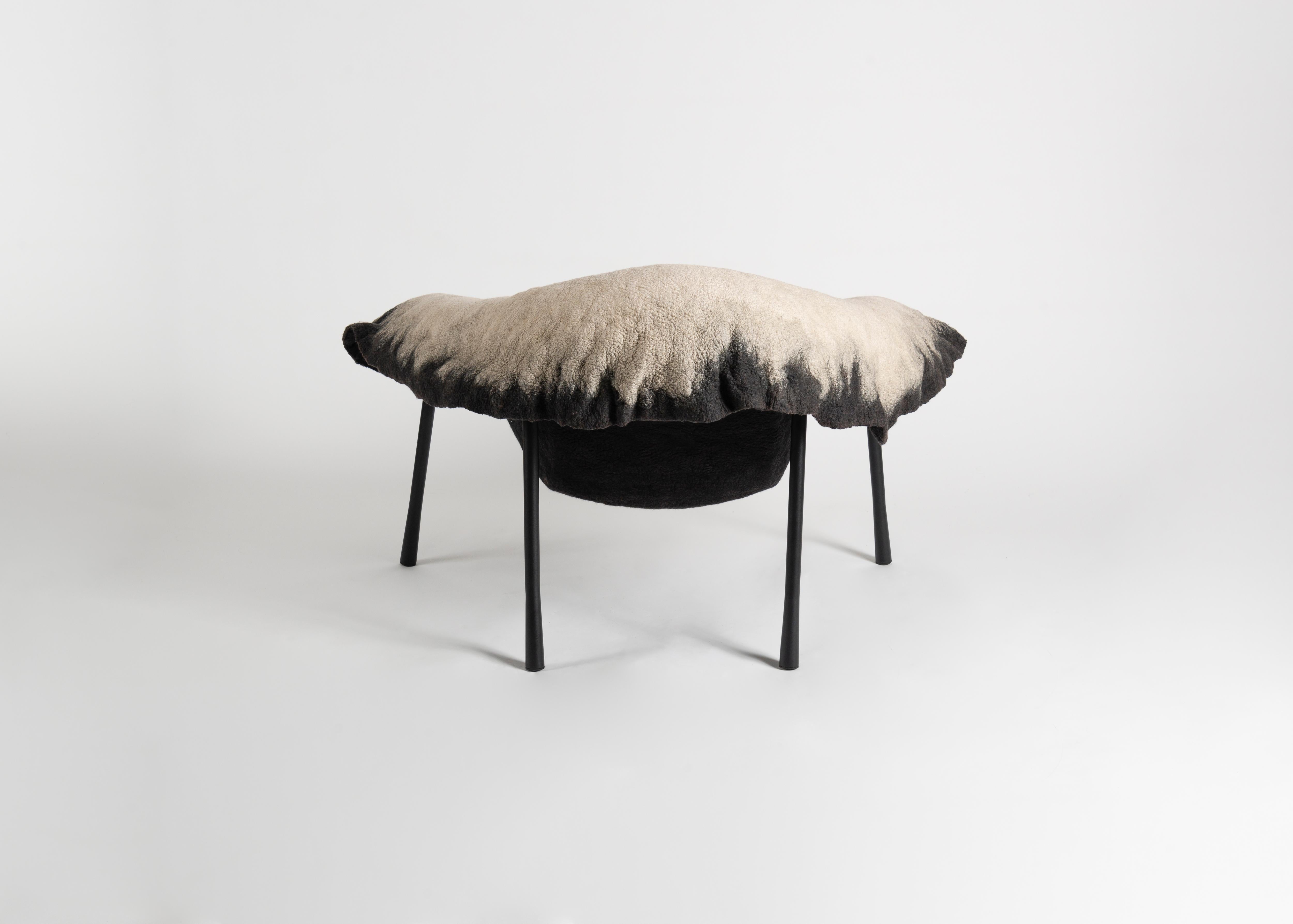 Wool Ayala Serfaty, Rapa Series: Dessa Leh, Contemporary Lounge Chair, Israel, 2017 For Sale