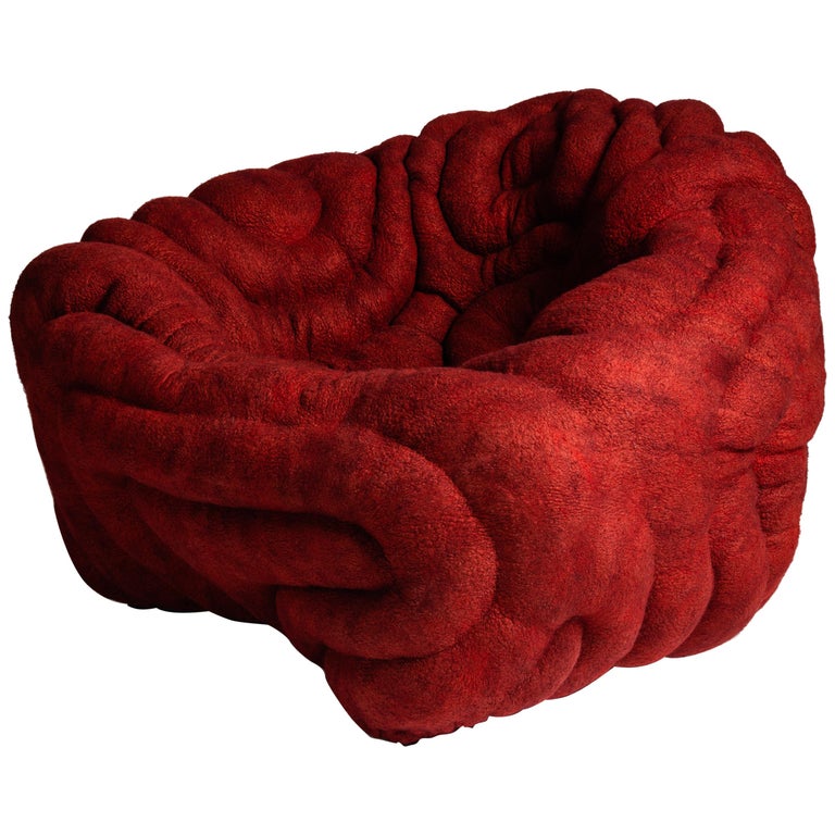 Ayala Serfaty Dito Rosso armchair, 2018, offered by Maison Gerard