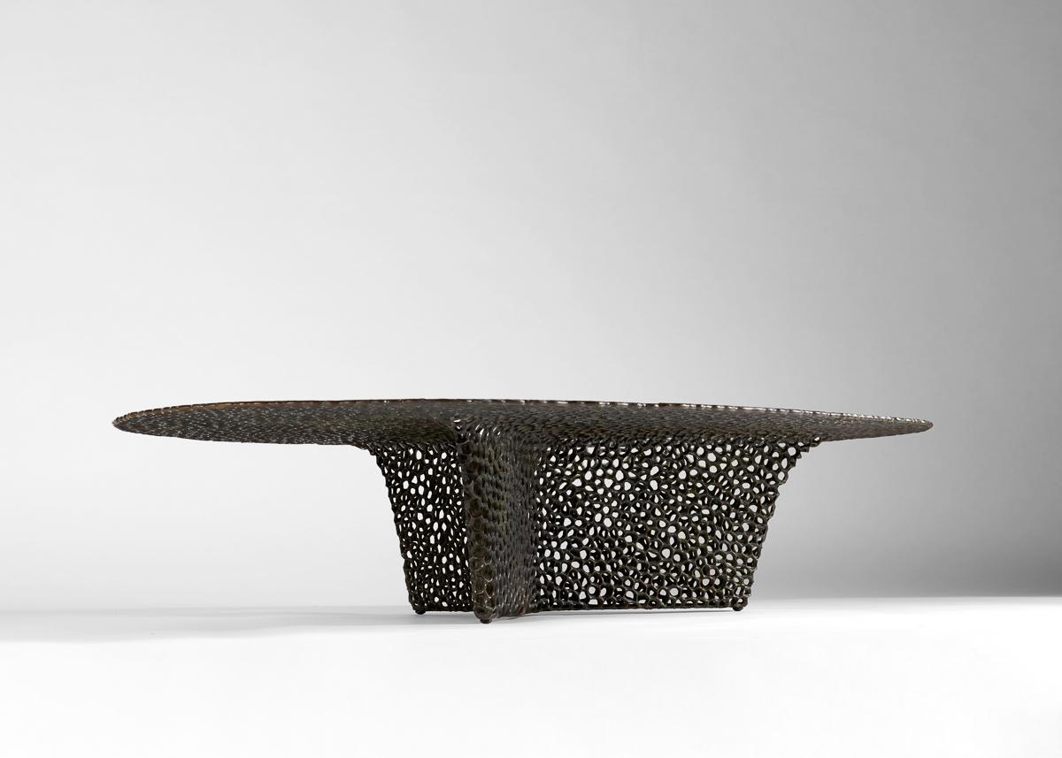 Ayala Serfaty, Janus, Patinated Bronze Coffee Table, Israel, 2023 In Excellent Condition For Sale In New York, NY